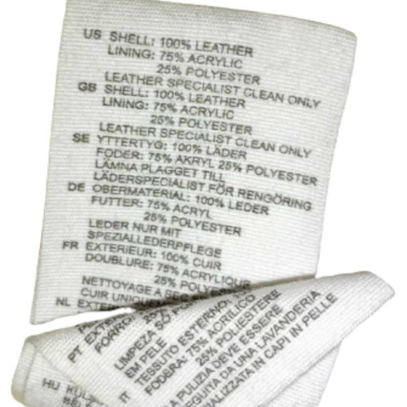 H&M H and S Women's Real Leather Long Sherpa Brown - Picture 5 of 5